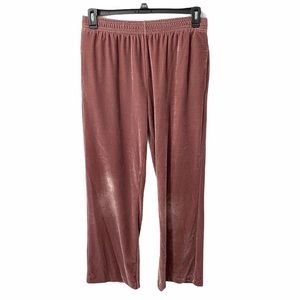 Soft Surrounding Velour Velvet Blush Pink pants